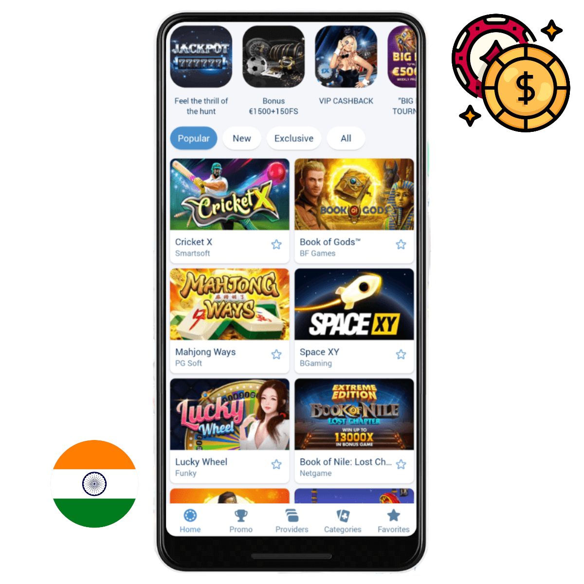 1xBet Casino - Play Online in India