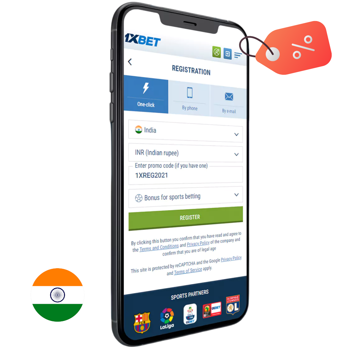 1xBet Promo Code for India 2024